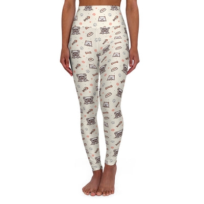 High Waisted Yoga Leggings (AOP)