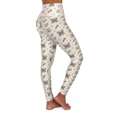 High Waisted Yoga Leggings (AOP)