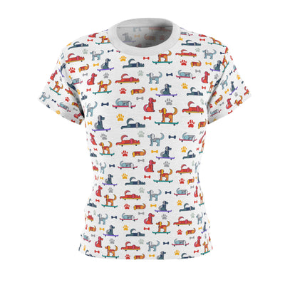 Copy of Frenchie Mom Women's Cut & Sew Tee (AOP)