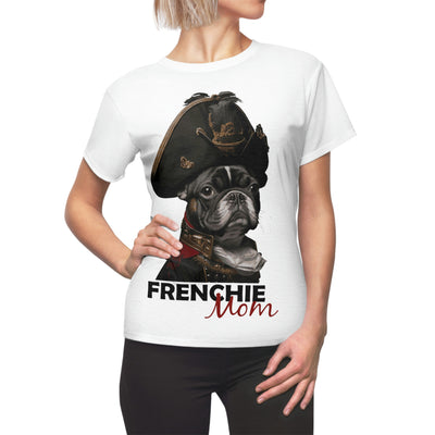 Frenchie Mom Women's Cut & Sew Tee (AOP)