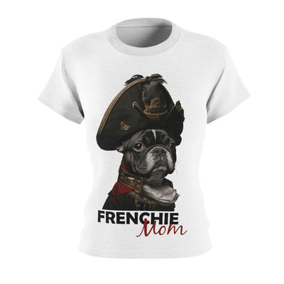 Frenchie Mom Women's Cut & Sew Tee (AOP)